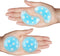 Gel Ice Pack Reusable Cooling Eye Pads and Under Patches, Hot Cold Treatment for Redness and Pain Relief