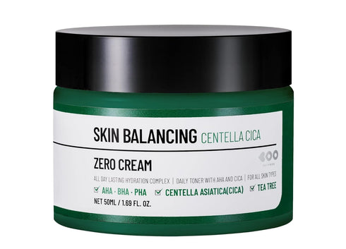 SKIN Balancing Centella Cica Zero Facial Cream 1.76 oz | Soothing & Moisturizing for Sensitive Skin | Daily Korean