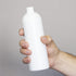 Silkscreened Empty Shower Bottle Set, 3-Pack, 16 oz Cosmo/Bullet, for Shampoo, Conditioner, Body Wash, White