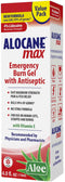Alocane Max Emergency Burn Gel - 4% Lidocaine Hydrochloride, Maximum Strength Relief for Sunburns, 4 Fl Oz