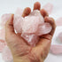 Rose Quartz Crystals, Raw Crystals Bulk, Tumbled Stones and Crystals, Rock Collection, Healing Crystals (1LB)
