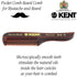 Kent 83T Small Gentleman's Pocket Comb, Fine Toothed for Facial Hair Grooming, Hand-Made in England