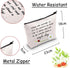 JXGZSO Good Luck Ladybug Makeup Bag With Zipper Gifts For Women When She Swoops In It's To Remind Us Not To Let Worries Cloud A Single Day Cosmetic Bag (Ladybug)