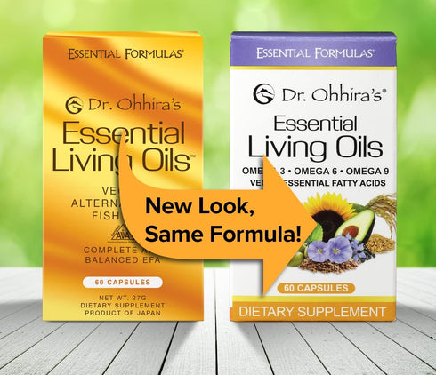Dr. Ohhira's Vegan Omega 3, EFA, and Fish Oil Alternative, 60 Capsules