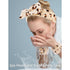 VELSCRUN 6 Pcs Brown Leopard Puffy Sponge Spa Headband Bow Tie Hair Band Hair Clips Wristband Set, Spa Headbands for Wash Face, Makeup Headband, Facial Skincare Headbands Women Girls Hair Accessories