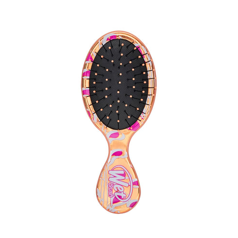 Wet Brush Osmosis Mini Detangler, Shimmering Seaweed, Travel Hair Brush with Ultra-Soft IntelliFlex Bristles