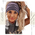 Morebrave Boho Headband Wide Turban Hair Wraps - Stretchy Cloth Head Bands for Women and Girls, Pack of 3