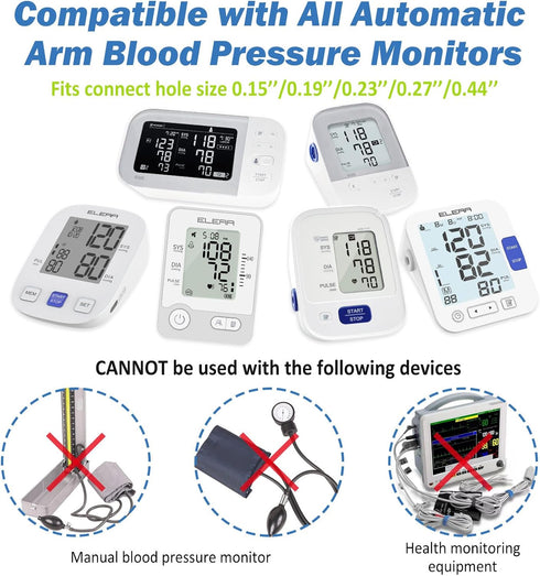Pediatric Blood Pressure Cuff for Kids & Women - Small Child BP Cuff (5.9-9.5 Inch Arm Circumference), Compatible with Most Monitors - Replacement Cuff with 6 Connectors