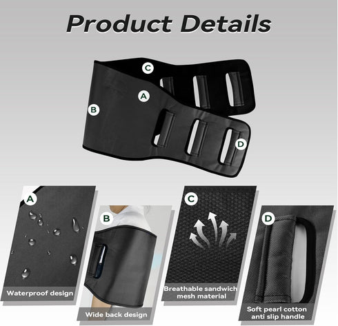 Transfer Sling,Padded Assist Gait Belt for Seniors, Heavy Duty Patient - Lifting Aids Mobility Standing and Lifting Aid