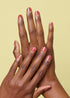 ohora Semi Cured Gel Nail Strips (N Basic Nails no.1) - Red Ombre, Works with Any UV/LED Lamps, Salon-Quality