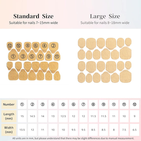 Sun&Beam Nails Adhesive Tabs - 25 Sheets Waterproof Transparent Strong Sticky Double Sided Tape Stickers for Press On