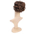 SWACC Short Messy Curly Dish Hair Bun Extension, Easy Stretch Combs Clip in Ponytail Extension Scrunchie