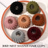 TOBATOBA Bird Nest Magic Hair Clip, 7Pcs Lazy Bird's Nest Plate Hairpin, Expandable Ponytail Holder, Velvet Hair Clips