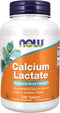 NOW Supplements Calcium Lactate - 250 Tablets Supports Bone Health, Easy to Swallow