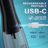 Water Dental Flosser Oral Irrigator, 5 Modes, 350ml, 6 Tips, IPX7 Waterproof, Rechargeable for Travel & Home