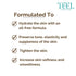 Teel Hyaluronic Moisturizer - Vitamin C Serum for Oily Skin with Hyaluronic Acid, Vitamin E, 0.5 fl oz