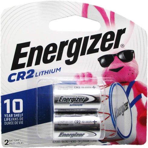 Energizer CR2 Lithium Battery, Pack of 2