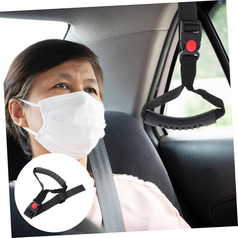 Ipetboom Car Assist Device Portable Cane Lift Strap for Bed Vehicle Support for Mobility Non Slip Webbing Easy