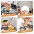 Ntwoiee 6 Set Pcs Bamboo Dish Scrub Brushes Wooden Scrubbers Kitchen Dishwashing Scrubber with Natural Sisal Bristles