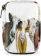 Honeybaby Funny Cow Faces Pill Case Bag Portable Weekly Pill Organizer Travel Pill