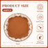 Houuqe 60 9 Inch PCS Platos De Barro Mexicanos Mexican Paper Plates Cielito Lindo Decoration- Mexican Terracotta Flower