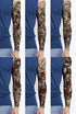 Pinone Full Arm Temporary Tattoo for Men and Women, 12 Sheets L19“xW7”