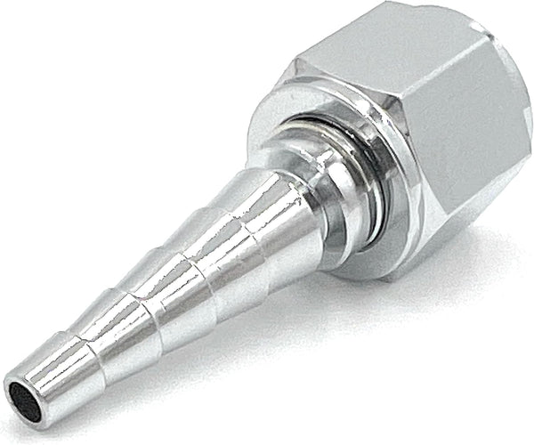 1pk Metal Oxygen Tubing Swivel Nipple Christmas Tree Connector