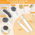 LivyChouance Set 7 Counter 1,Easy Dish Brush of with Holder for Scrubing Dishes Pots Pans Bowls Plates Bottles Sinks