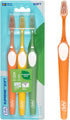 TEPE Supreme Toothbrush, Soft Bristle, Tapered Brush Head for Sensitive Teeth and Gum Care, Adult, 3 Pack