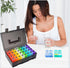 HUIMSWARM 2 30 32 Monthly Pill Organizer Times a Day, Day Pill Organizer with Daily Pill Box and Travel Case
