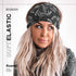 Wide Headbands for Women - Boho Turban Knotted Floral Elastic Non Slip Hairband Workout Yoga Head Scarfs 4Pcs