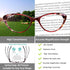 EYEURL Cat Eye Reading Glasses for Women, 2 Pack Blue Light Blocking Readers +2.75 with Spring Hinge Design