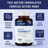 Vitamin C 1000mg Complex with L-Lysine 500mg, Zinc Gluconate 12mg, Bioflavonoids 300mg, Doctor Formulated Supplements