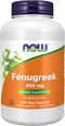 NOW Supplements Fenugreek 500 mg, Herbal Supplement - 250 Veg Capsules (Trigonella foenum-graecum)