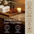 Set Set 2x200ml Relaxing Massage Oil & Soothing Massage Oil - Aromatherapy Grade Essential Oils - - Gya Labs