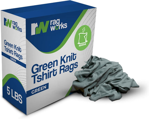RW Rag Works Premium Ultra-Absorbent, Lint-Free Cotton Poly Rags Ideal for Garage & Kitchen |