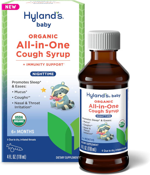 Hyland's Baby Organic All in One Nighttime Cough Syrup + Immune Support