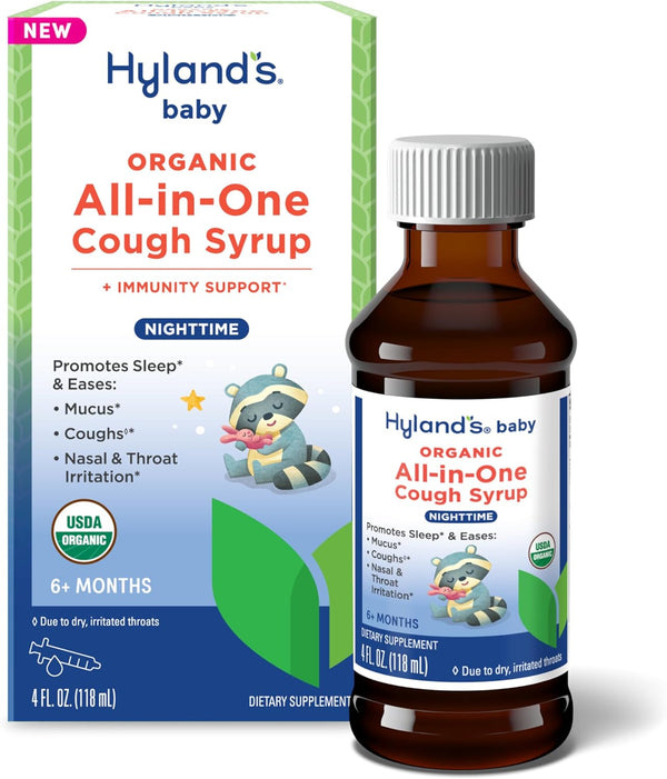 Hyland's Baby Organic All in One Nighttime Cough Syrup + Immune Support