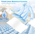 LANSIRY 200 Laundry Detergent Sheets - Loads Fresh Linen Scent Washing Strips, Compact Lightweight Liquidless