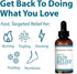 FRANKINCENSE & MYRRH Nerve and Foot Pain Relief Rubbing Oil, Maximum Strength with Essential Oils, 2 Fl. Oz.