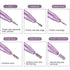 MelodySusie Portable Electric Nail Drill PC120B Compact Efile Kit for Acrylic Gel Nails, Purple