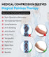 Lymphedema Compression Arm Sleeve with Gauntlet for Men and Women, 20-30 mmHg Medical Graduated Compression, Full Arm