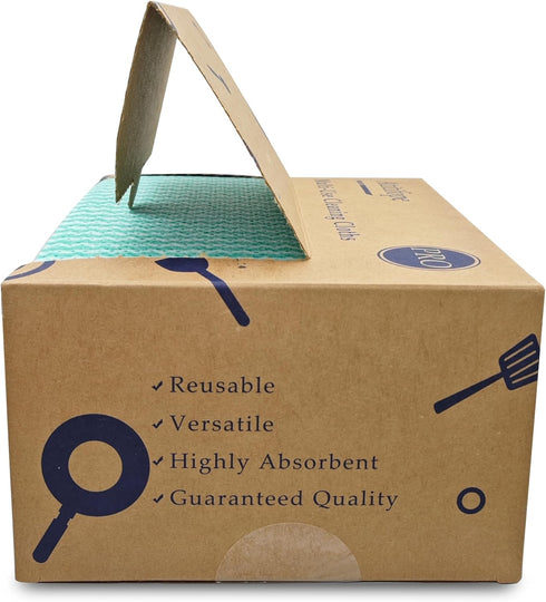 Heavy Duty Wipes, 50 Pieces Reusable Dish Cloths for Multi-use Cleaning