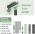 Set 2-in-1 73.6In Window Squeegee Window Cleaning Tool Pole, Window Cleaner Squeegee for Home, Squeegee for Shower