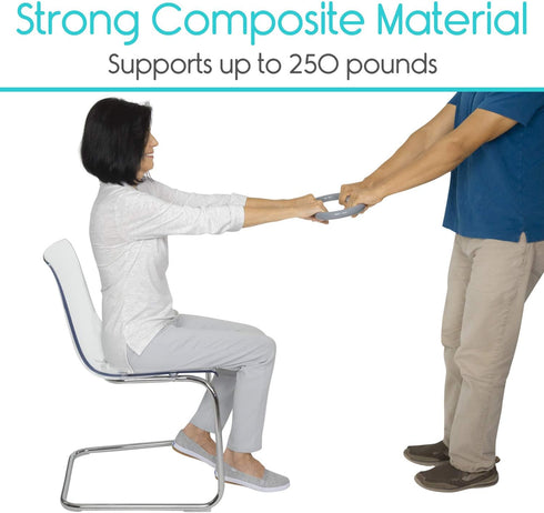 Vive Lift Assist Patient Lifting Stand for Elderly and Disabled - Lightweight Mobility Aid
