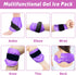 2 Pack Ankle Ice Pack Wrap - Reusable Gel Ice Pack for Foot Ankle Heel, Cold Compress Therapy for Pain Relief,