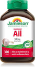 Jamieson Laboratories 500mg 300 Jamieson Odourless Garlic Softgels
