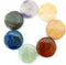 7 Chakra Stones Round Set - Natural Healing Crystals for Reiki, Meditation & Energy Balance, Spiritual Wellness