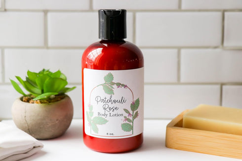 Patchouli Rose Lotion, 8 ounces