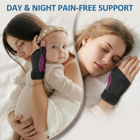 Thumb Support Brace | Upgraded Thumb Spica Splint Stabilizer Pain Relief Night Support for De Quervain s Tenosynovitis